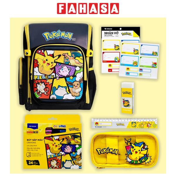 Combo Dụng Cụ Học Sinh Cấp 1 Pokémon