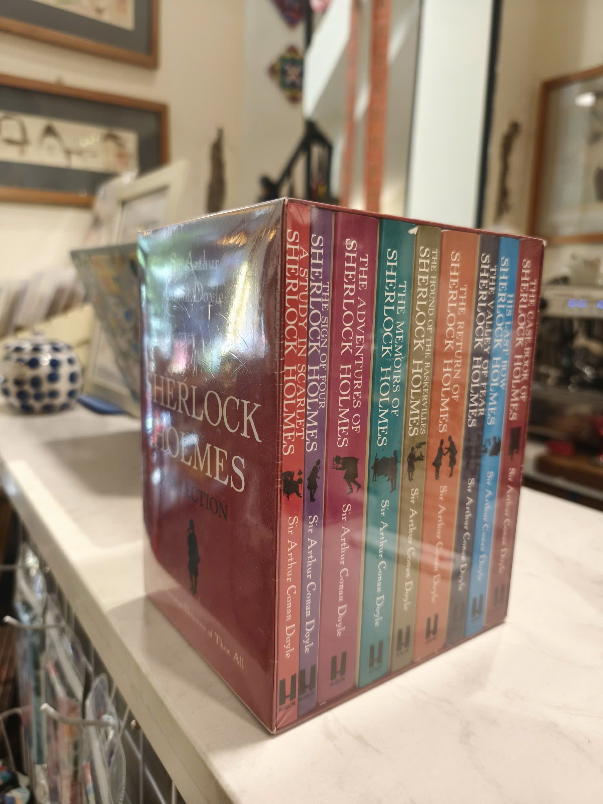 Sách - The Complete Sherlock Holmes by Arthur Conan Doyle - The complete box set collection