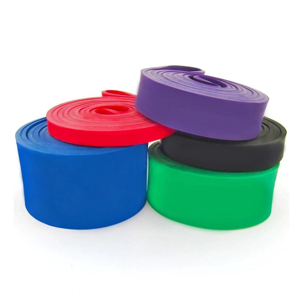 Tough latex Sức đề kháng Band Thể dục đàn hồi sức mạnh kéo lên ban nhạc phụ trợ Pilates Gym Thể dục Thiết bị tăng cường Tăng cường tàu Color: Blue