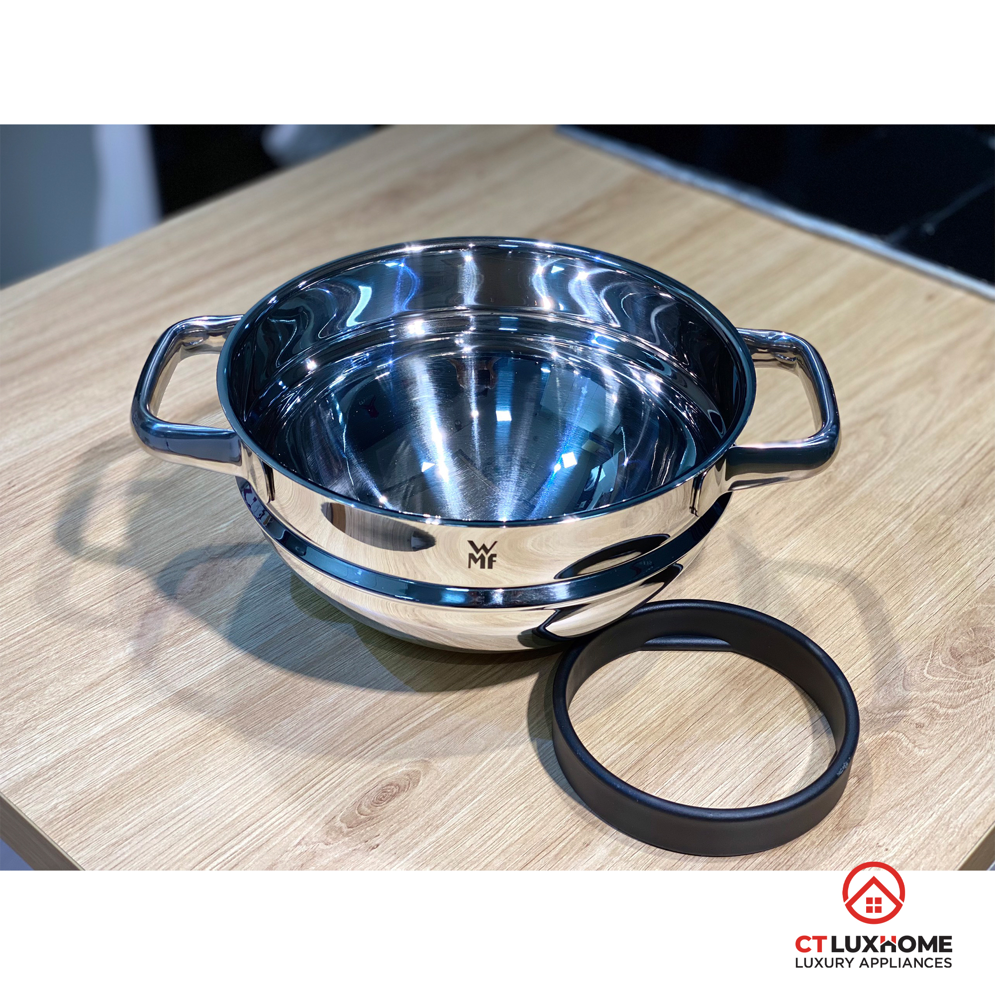 Bộ nồi 4 Món Compact Cuisine Chất Liệu Thép Cromargan Không Gỉ, Có Thể Xếp Chồng Lên Nhau 20cm - 0798046380