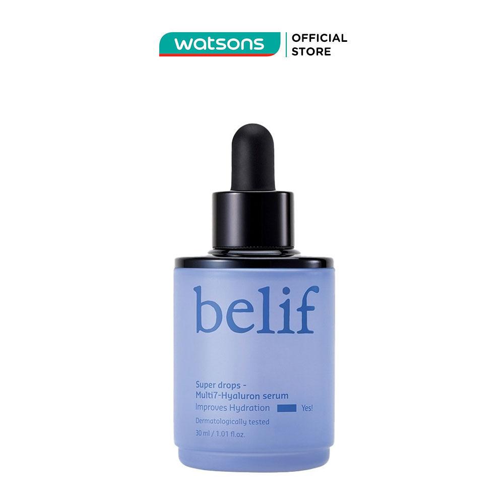 Tinh Chất Belif Dưỡng Ẩm Và Làm Dịu Da Super Drops - Multi7 - Hyaluron Serum 30ml