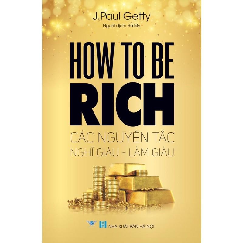 Sách - How To Be Rich - Getty - THBooks