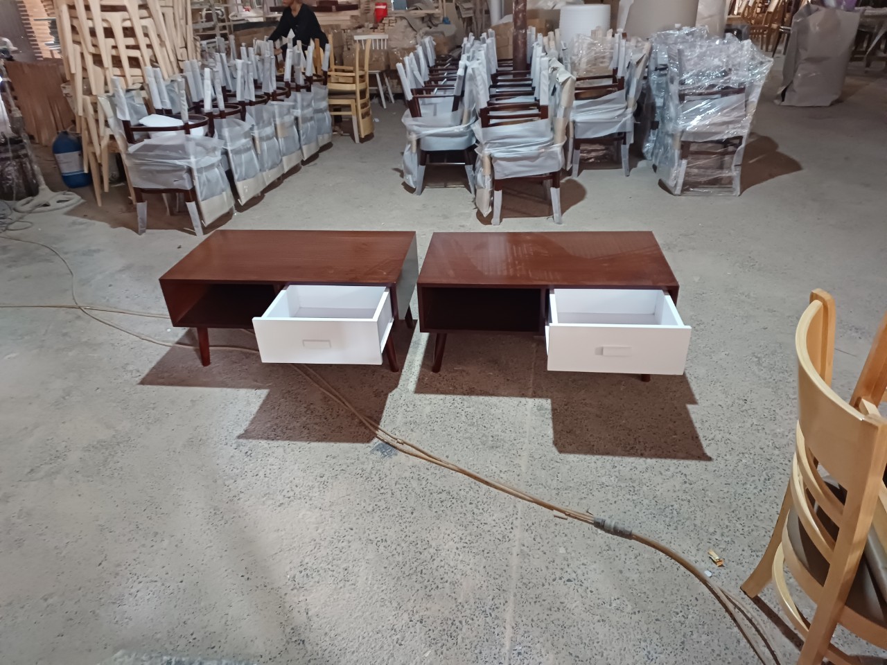 Bàn trà sofa Mẫu Nhật Juno Sofa 50 x 90 x cao 44 cm