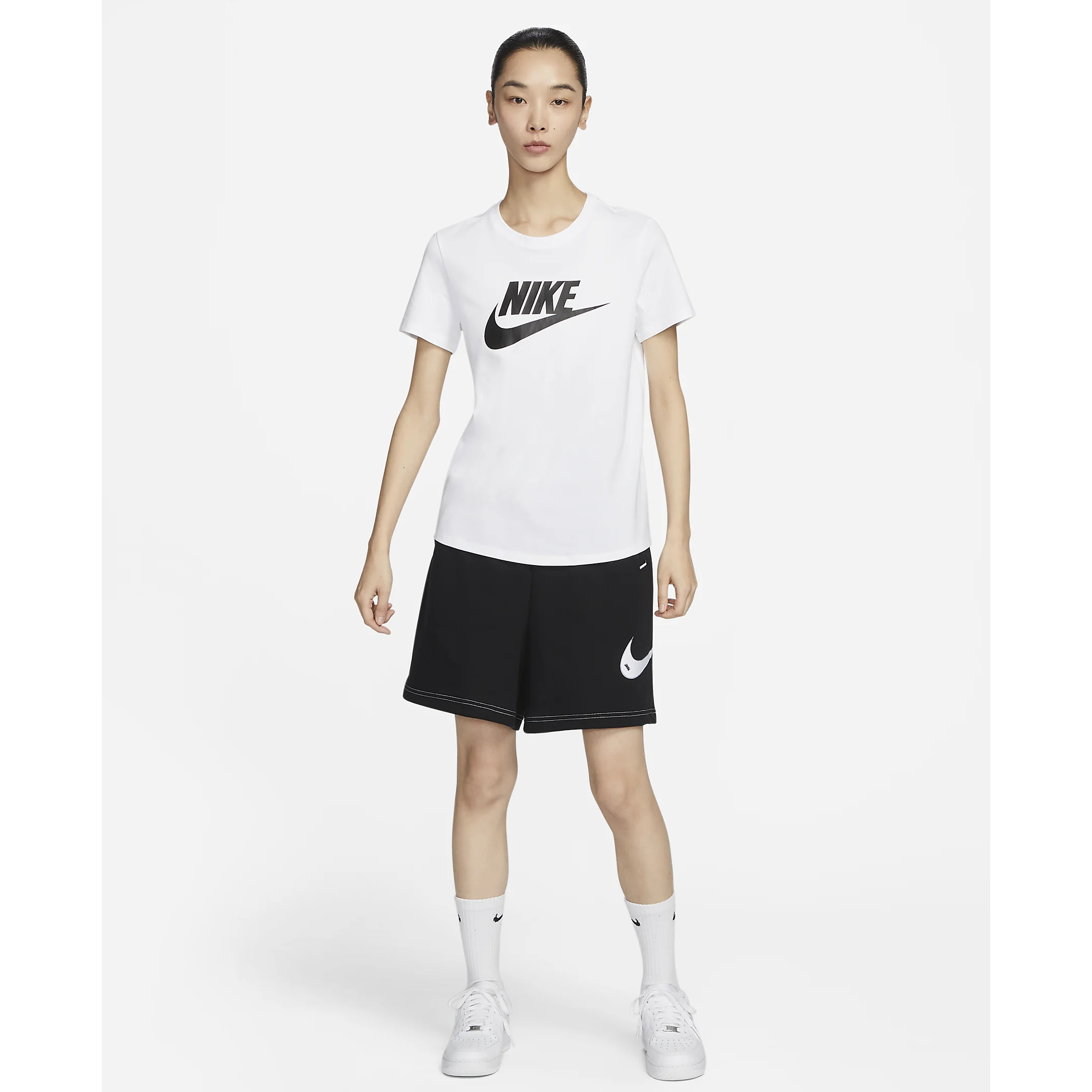 Áo tay ngắn thời trang Nữ NIKE AS W NSW CLUB SS TEE ICN FTRA
