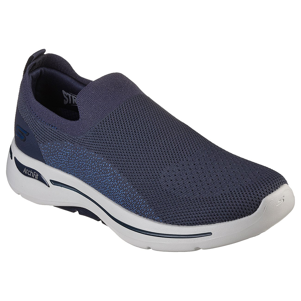 Skechers Nam Giày Thể Thao Xỏ Chân Đi Bộ Tập Gym, Thường Ngày, Đi Học, Đi Làm GOwalk Arch Fit Seltos Walking Arch Fit, Comfort Pillar Technology, Stretch Fit, Ultra Go - 216136-NVY