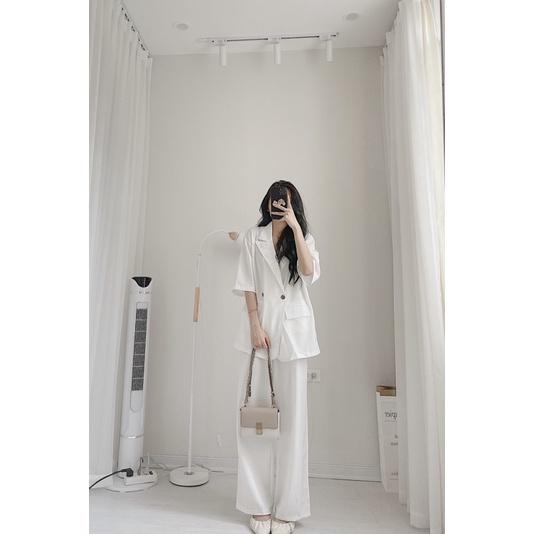Set blazer cộc siêu hàn quốc by Samhyewear