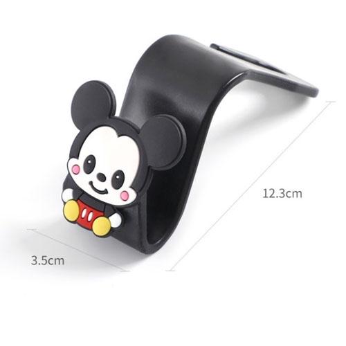 Móc treo đồ sau ghế ô tô họa tiết hoạt hình 3D đáng yêu