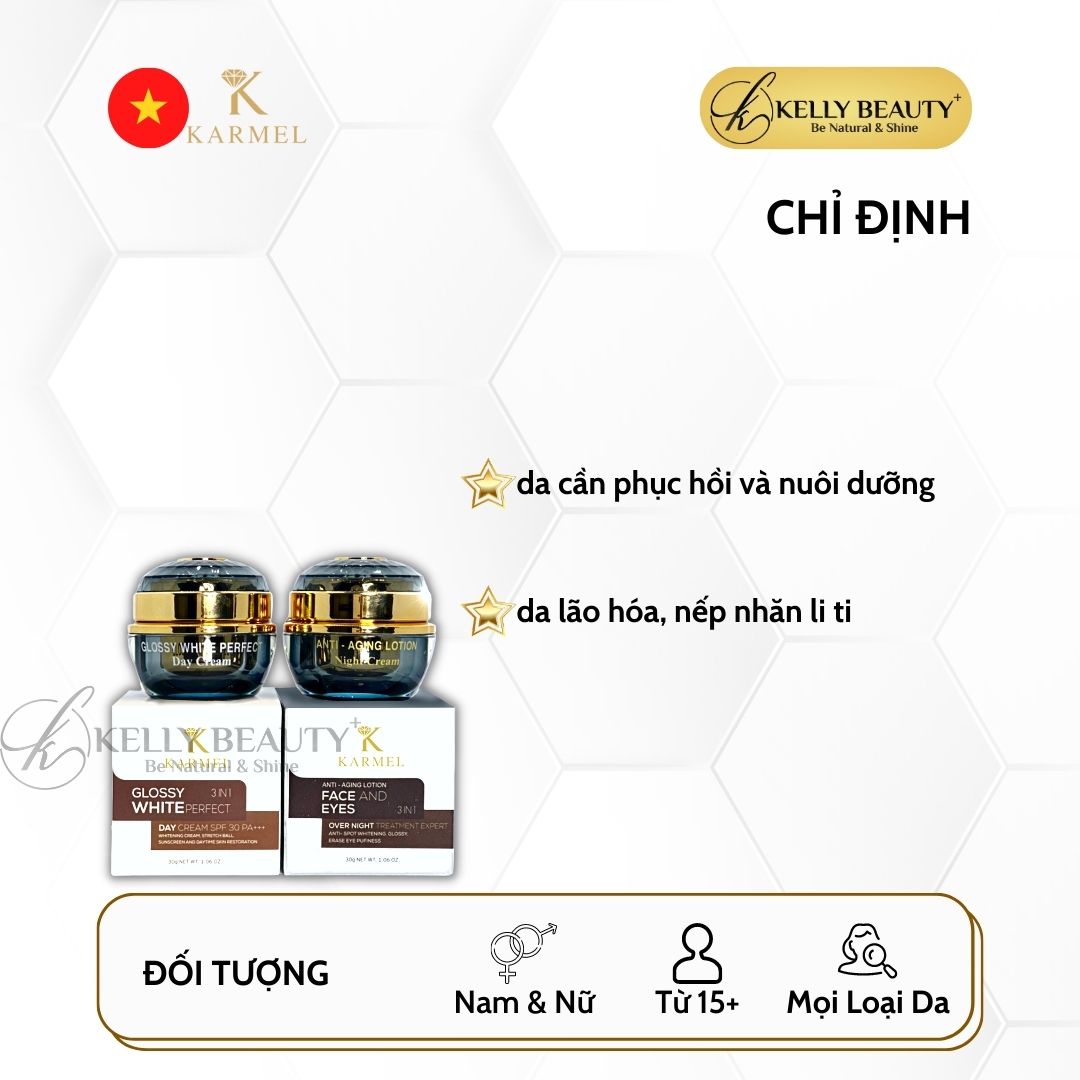 Kem Dưỡng Tái Sinh Đa Tầng Karmel – Giúp Da Trắng Sáng, Săn Chắc, Đàn Hồi và Mịn Màng Da | Kelly Beauty
