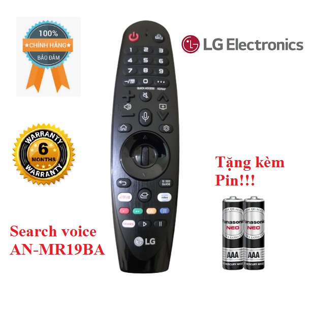 Điều khiển LG Magic GIỌNG NÓI Remote AN-MR19BA cho smart tivi-HÀNG CHÍNH HÃNG