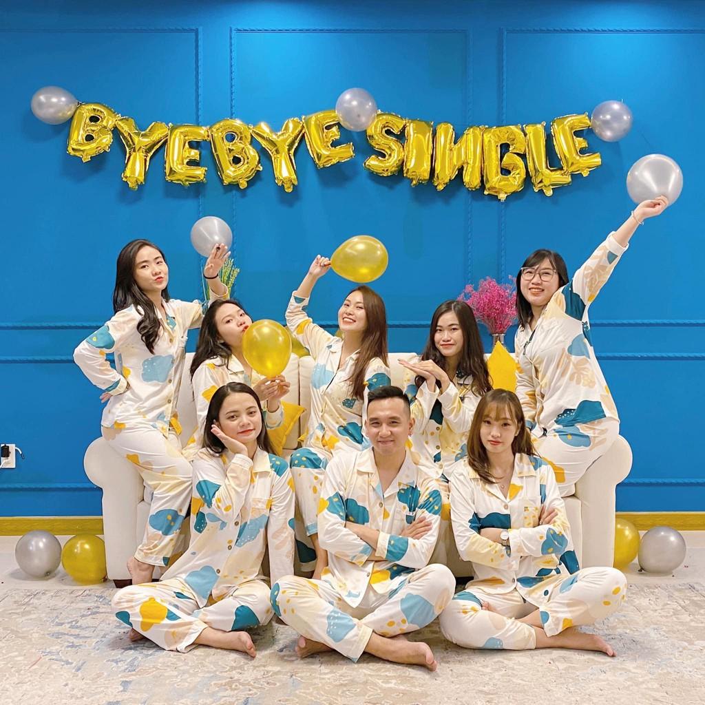Pijama- Bộ Ngủ Nữ cotton dài tay quần dài BNNDQ07