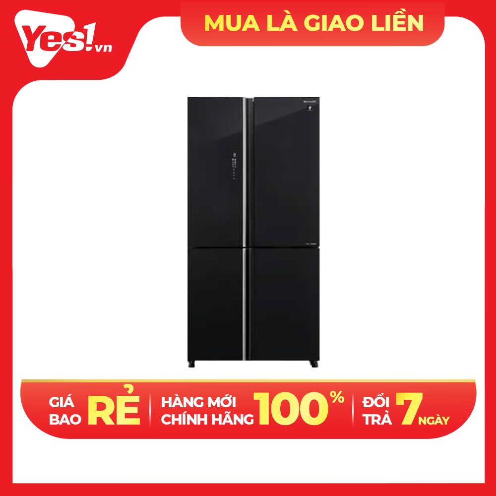 Tủ lạnh Sharp Inverter 525 lít SJ-FXP600VG-BK Model 2021 - Hàng chính hãng