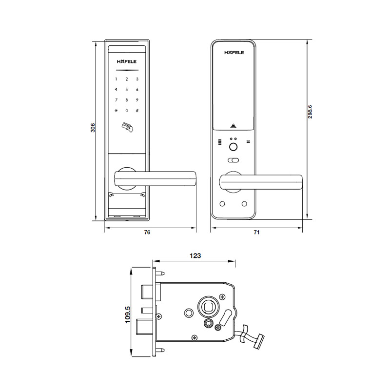 KHÓA ĐIỆN TỬ HAFELE-EL7200