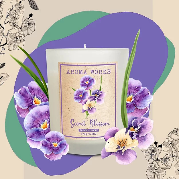 Nến Thơm Thiên Nhiên Aroma Works Natural Scented Candle