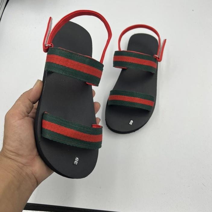 Dép xăng đan nam nữ A6 dù lót đỏ ( sandal đồng nai )