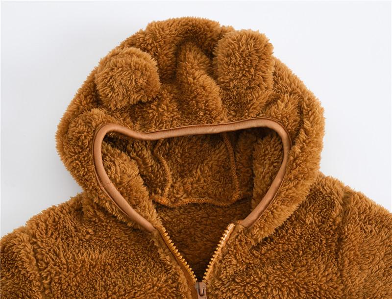 Bé Bé Trai Áo Khoác Thu Đông Áo Khoác Cho Bé Gái Áo Khoác Trẻ Em Áo Khoác Ngoài Hoạt Hình Gấu Áo Khoác Dành Cho Quần Áo Trẻ Em Áo Khoác Áo Khoác