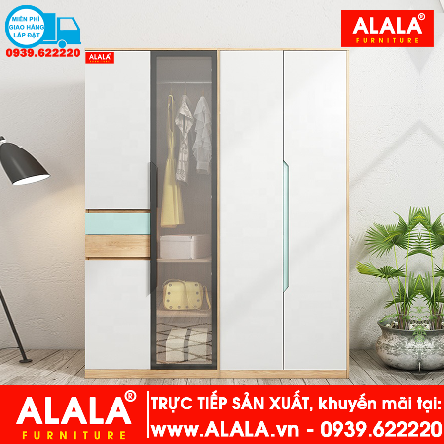 Tủ quần áo ALALA240 cao cấp - Thương hiệu: ALALA - Za.lo: 0939.622220