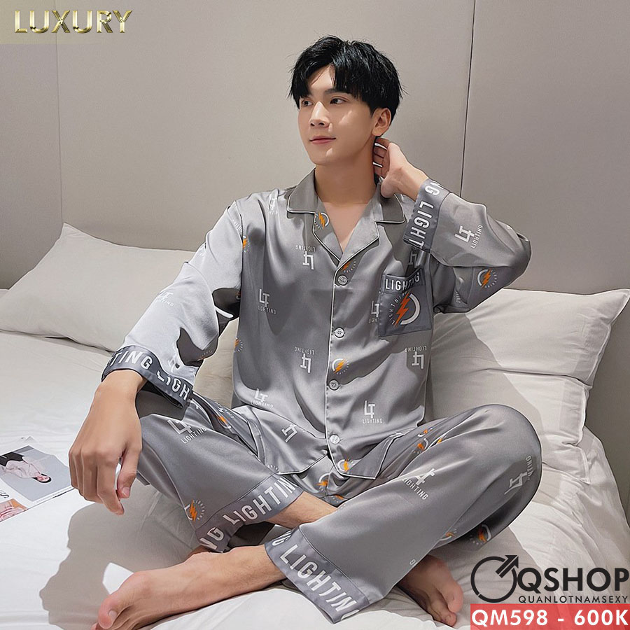 Bộ đồ pijama nam luxury tay dài QSHOP QM598