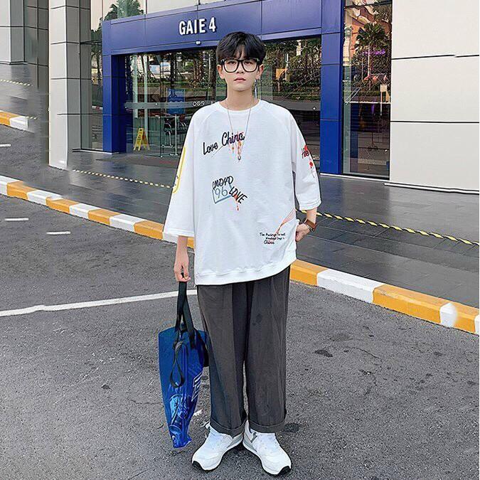 ÁO THUN FORM RỘNG TAY LỠ DÀI CỰC HOT HOT TREND THỜI TRANG HÀN QUỐC