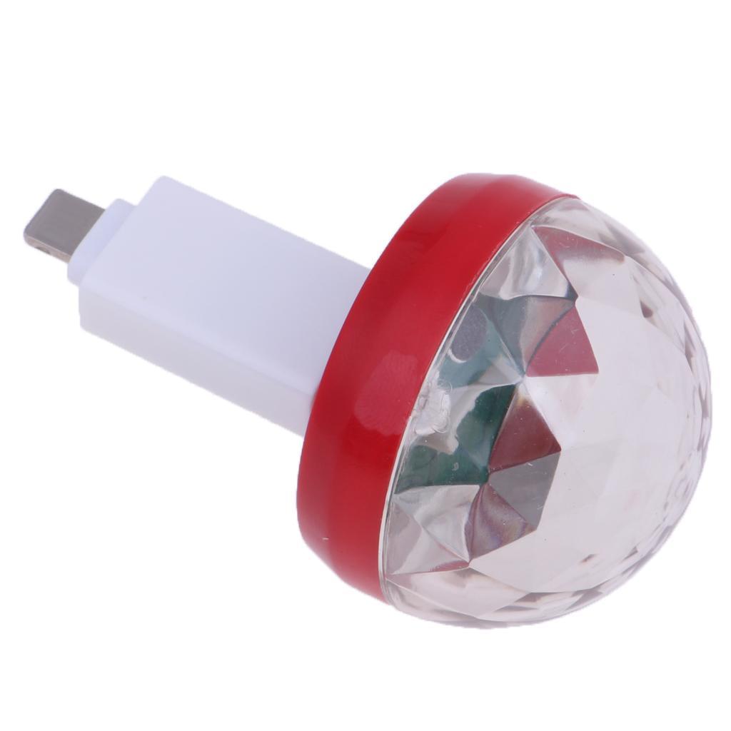 2xUSB Mini for Home Party DJ Lighting Red