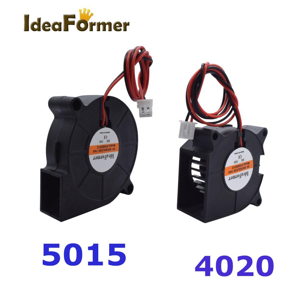 1 PCS 4020/5015 quạt làm mát quạt gió thổi không chổi than DC 12V