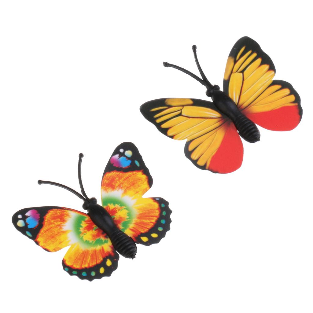 Lots of 12 Simulation  Butterfly Figures Animal Model Kids Toy Gift