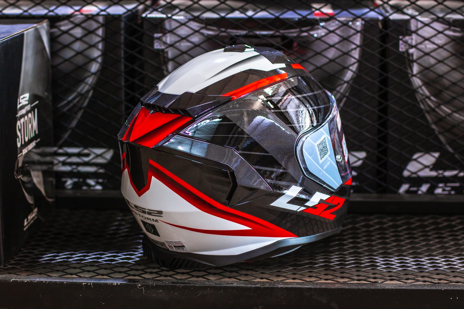 Mũ Bảo Hiểm Fullface Hai Kính LS2 FF800 Storm