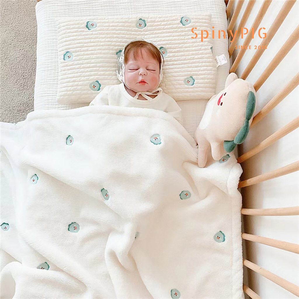 Gối cho bé 0-10 tuổi style Hàn Quốc cotton cao cấp họa tiết thêu mềm mát và thoáng khí