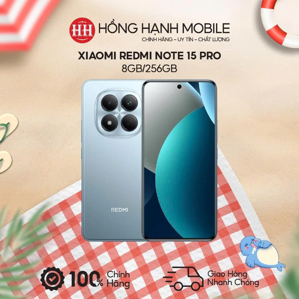 Điện Thoại Xiaomi Redmi Note 15 Pro 8GB/256GB - Hàng Chính Hãng
