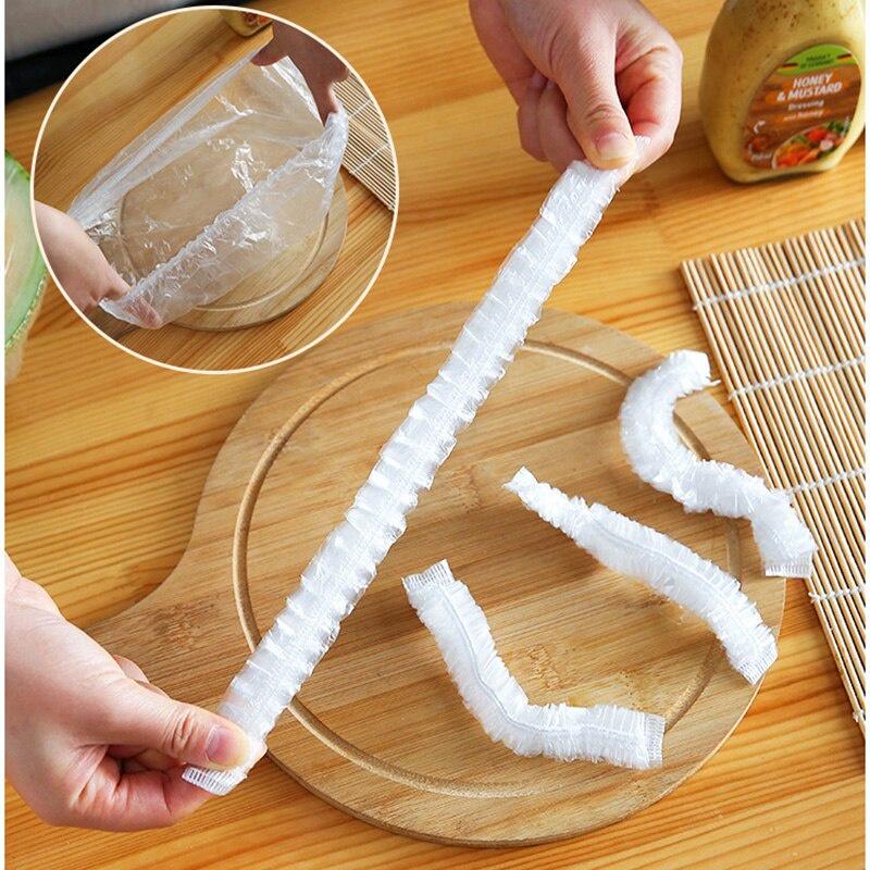 Màng bọc thực phẩm có chun co giãn tiện dụng - bịch 100 chiếc
