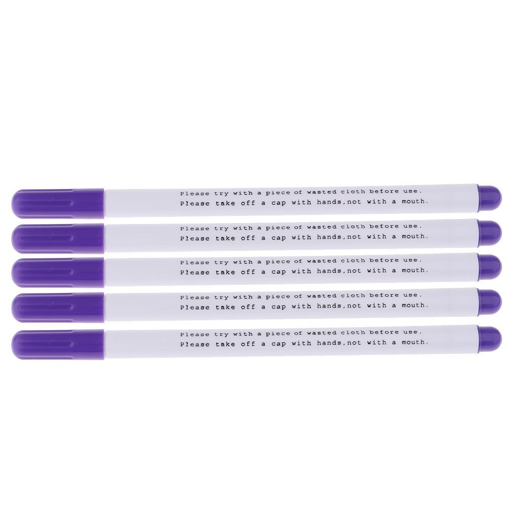 15 Pieces Water Erasable Pen Tailor Vanishing Marker Water Soluble Pens For Cross Stitch Fabric or Quilting Project