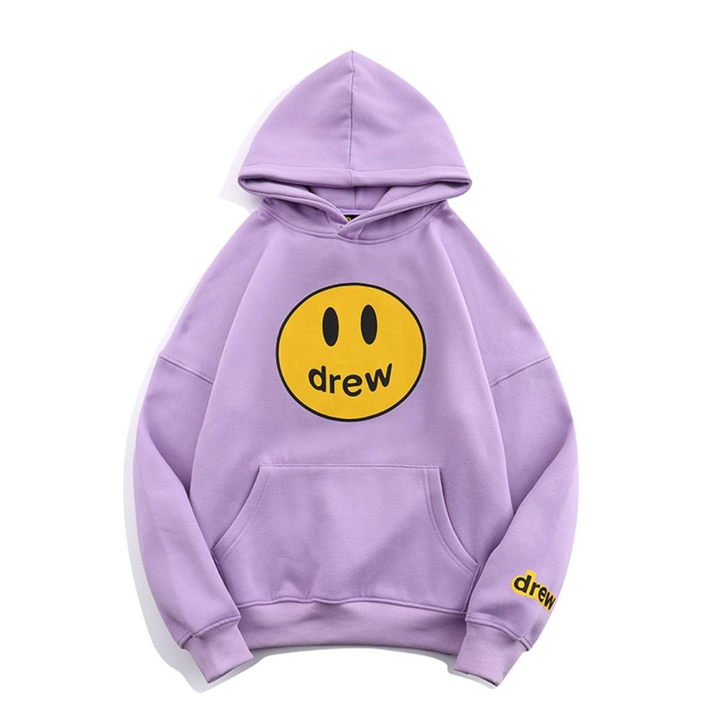 Áo Hoodie Mặt Drew Áo Nỉ Dáng Rộng Ullzang Unisex