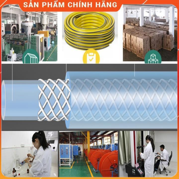 Vòi tưới cây rửa xe️Evoucher️ Bộ dây vòi xịt nước rửa xe, tưới cây , tăng áp 3 lần, loại 20m 206319 cút sập, nối PE