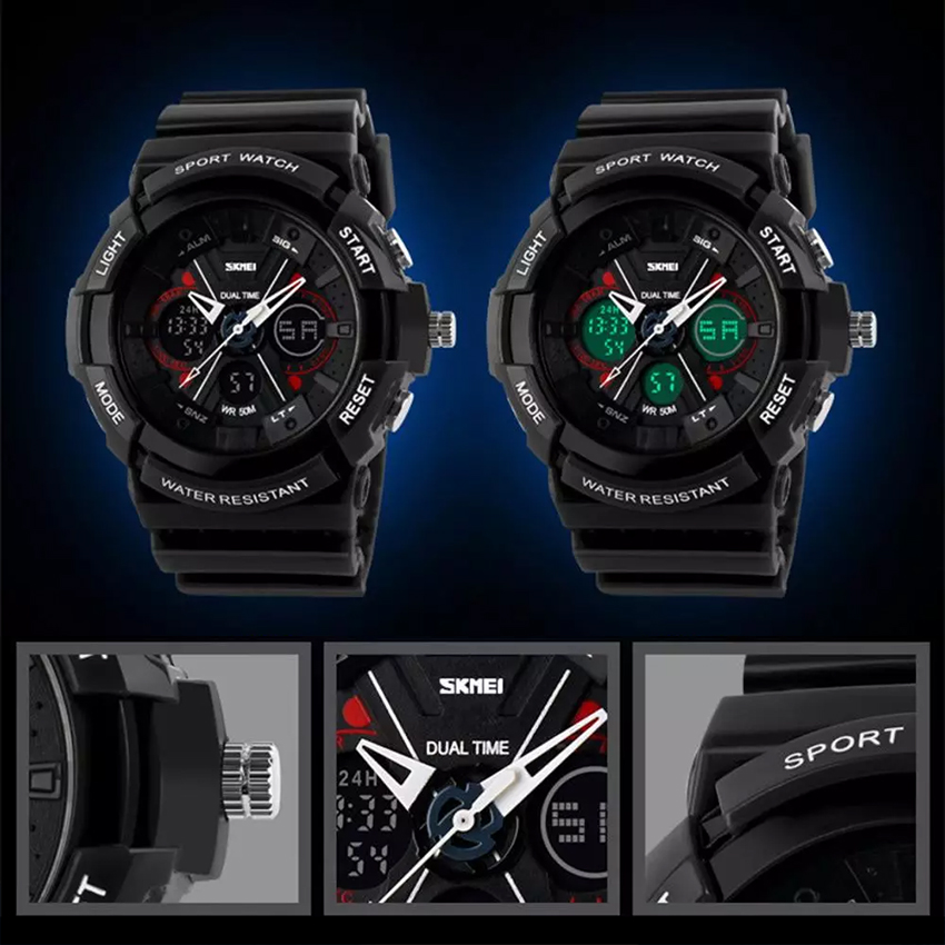 Đồng hồ nam dây nhựa SKMEI Sport Watch 09TCK66