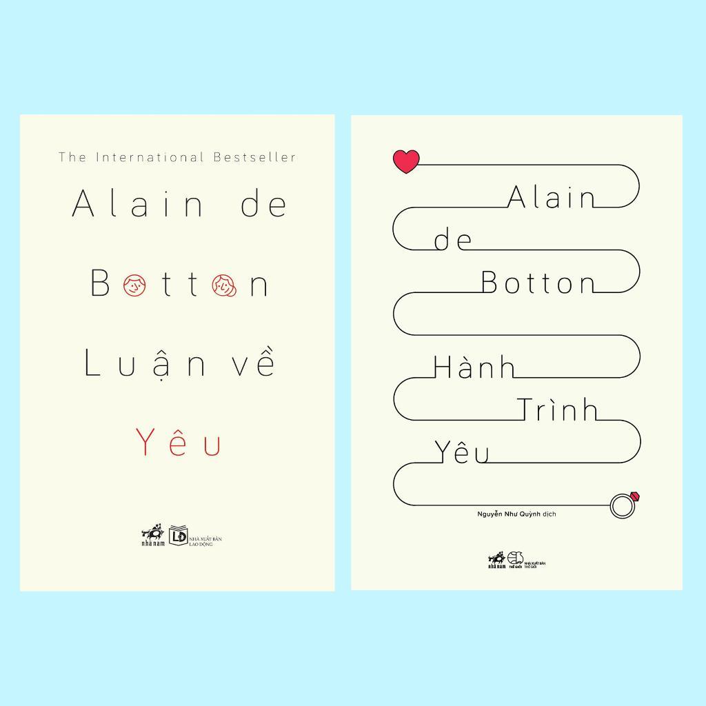 Hình ảnh Combo Luận về yêu - Hành trình yêu (Alain de Botton) - Bản Quyền