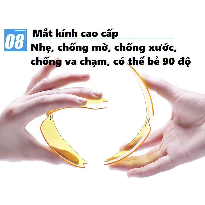 Kính Phân Cực Đổi Màu Đi Ngày, Đêmkiểu dáng thể thao thích hợp đi đạp xe , câu cá, hoạt động dã ngoại PK-41