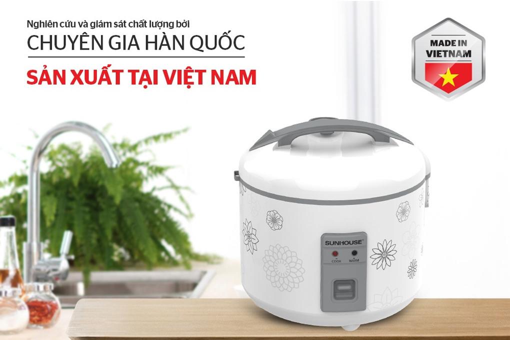 Nồi cơm điện 1.8L Sunhouse SHD8603 - hàng chính hãng