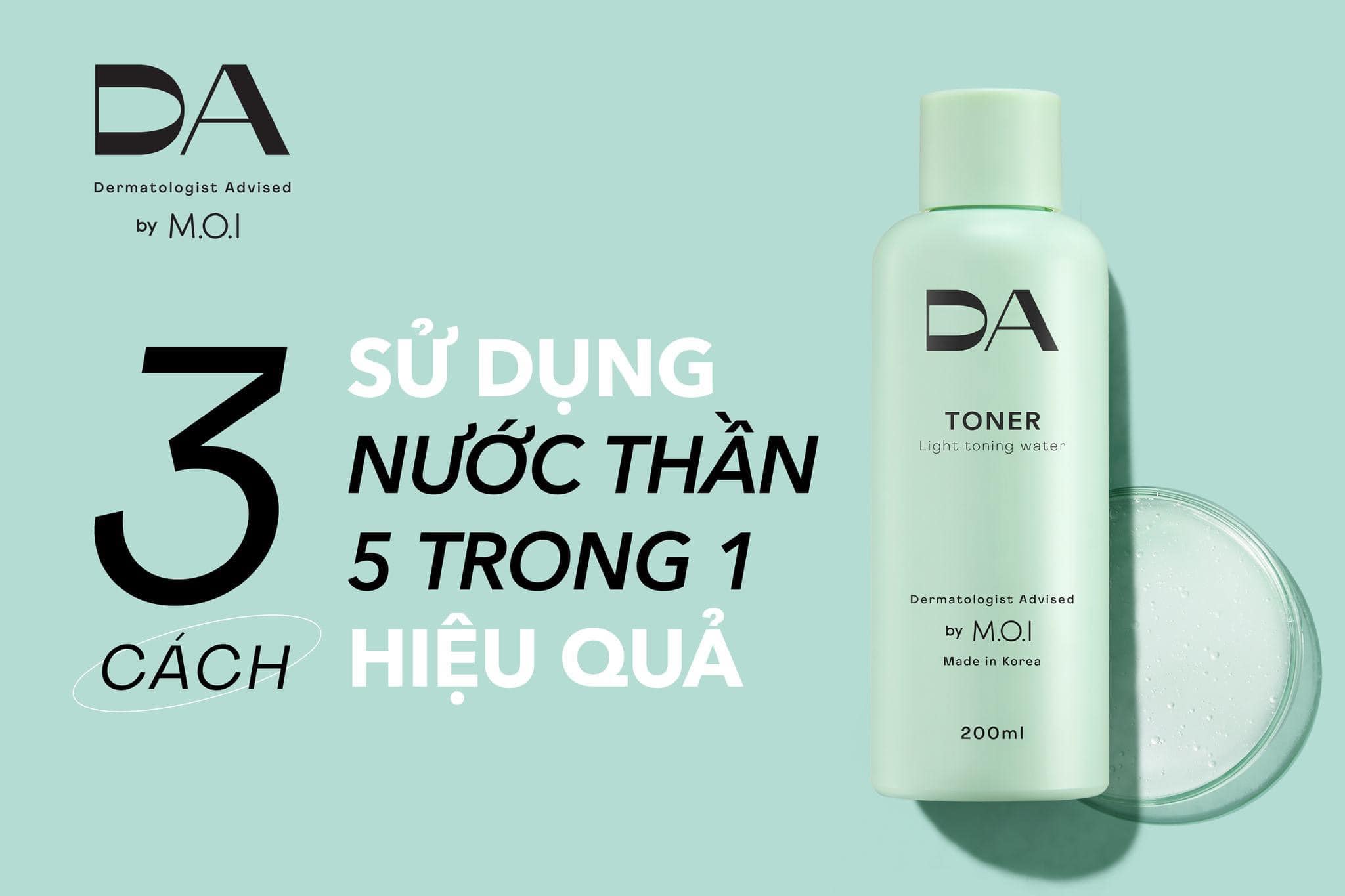 Toner DA by MOI Cosmetics