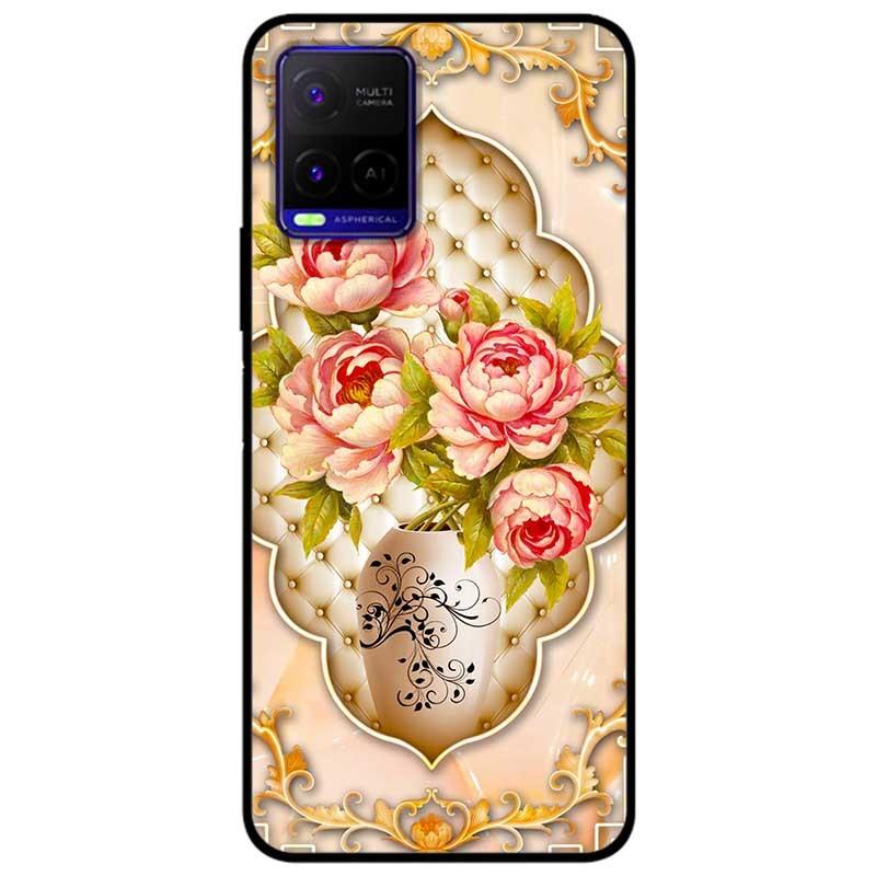 Ốp lưng dành cho Vivo Y21 - Vivo Y21s mẫu Vàng Hồng