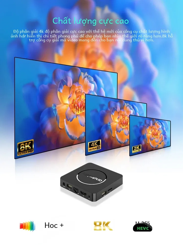 Android tv điều khiển giọng nói tiếng việt hỗ trợ bluetooth Wifi 2 băng tần kép cài sẵn youtube chặn quảng cáo, truyền hình cáp và xem phim HD miễn phí vĩnh viễn - Hàng nhập khẩu