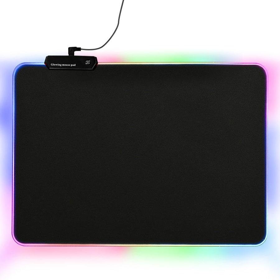 Bàn Di Chuột, Lót Chuột Pad đèn led RGB kích thước 30*25*4 - VL