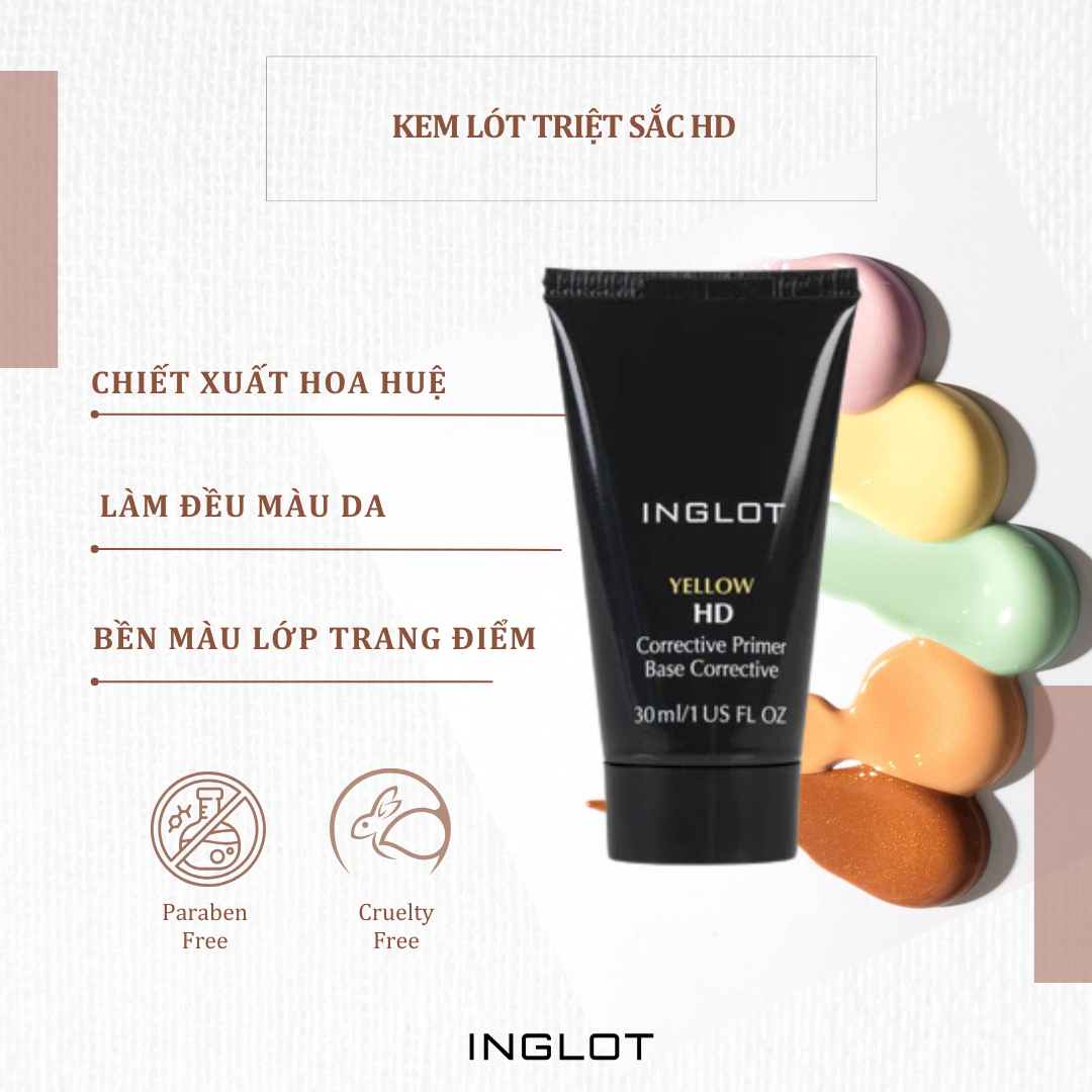 Kem lót HD Corrective Primer (30ml) INGLOT