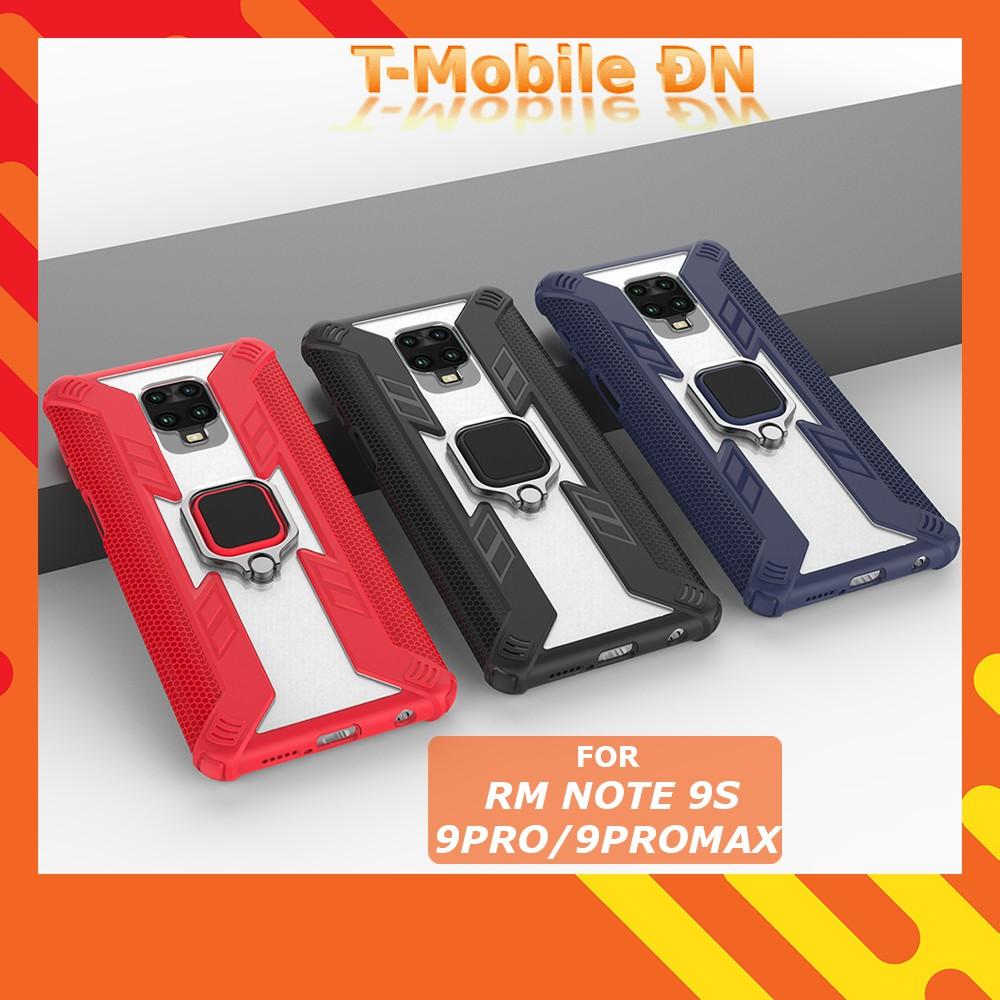 Ốp lưng dành cho Xiaomi Redmi Note 9 9S 9 Pro Max 10X 4G Poco X3 Pro NFC Mi A3 Mi 8 Lite iRON MAN nhẫn xoay TRONG SUỐT chống sốc