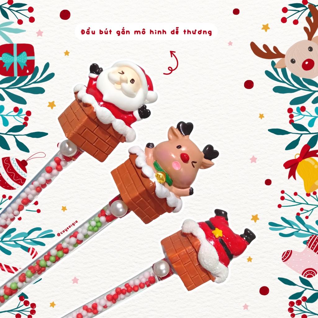 S104 - Bút dao rọc giấy Giáng Sinh Noel dễ thương unbox đơn hàng, cắt sticker băng dán washi tape