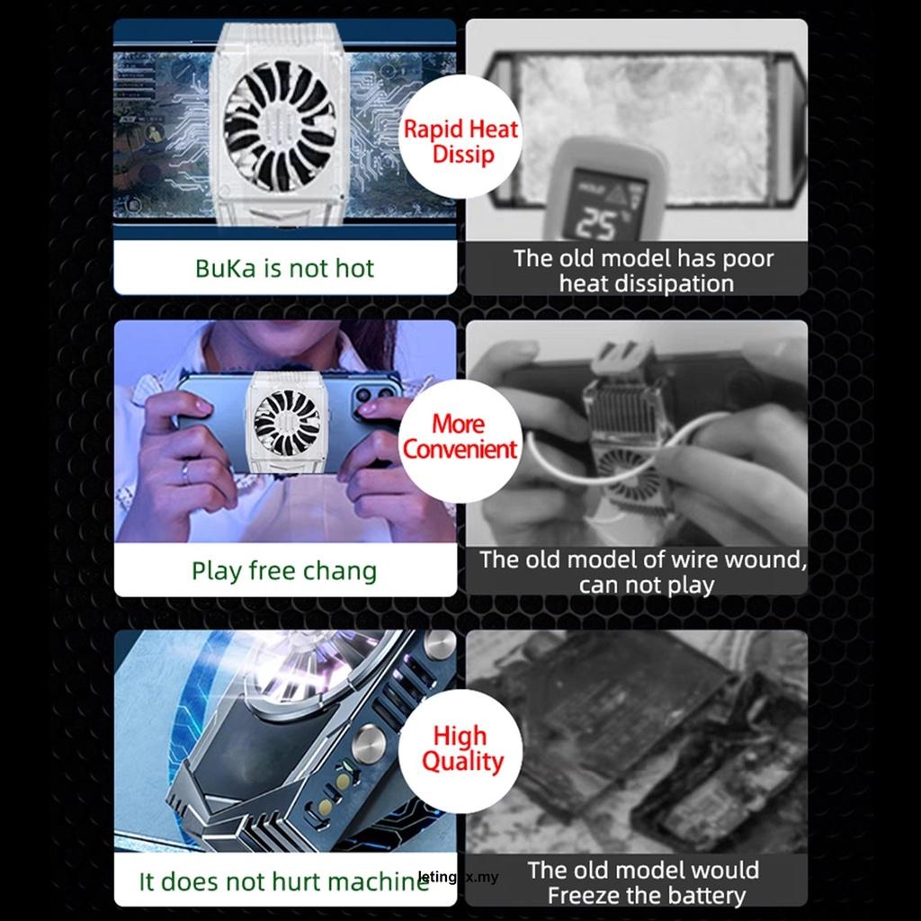 Quạt Tản Nhiệt Kiêm Giá Đỡ Chơi Game Cho Điện Thoại Iphone / Samsung / Xiaom