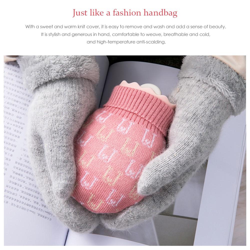 Jodan&Judy Bình Silicone Giữ Nhiệt Đựng Nước Ấm Dùng Cho Mùa Đông Dung Tích 313 / 620ml Có Nắp