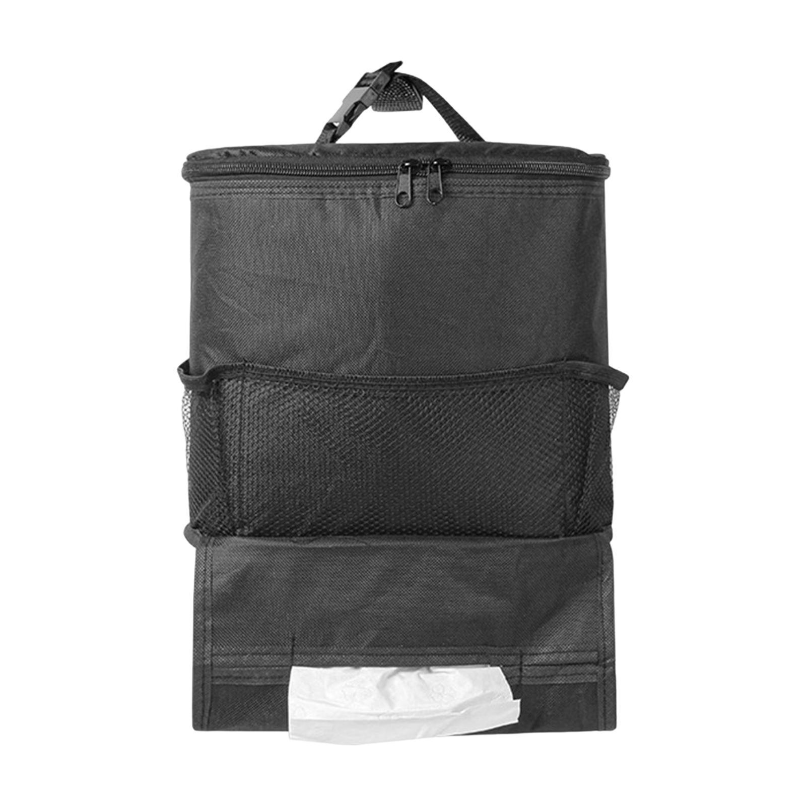 Car Seat Back Organizer Bottle Holders Hanging Travel Storage Bag Insulated Bag