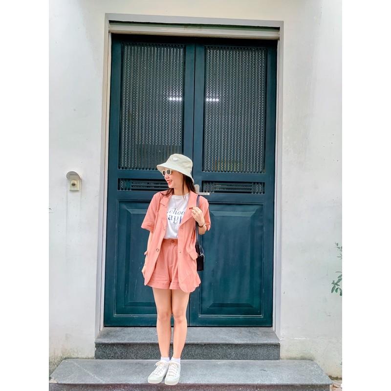 Set blazer 2 màu pastel siêu đẹp