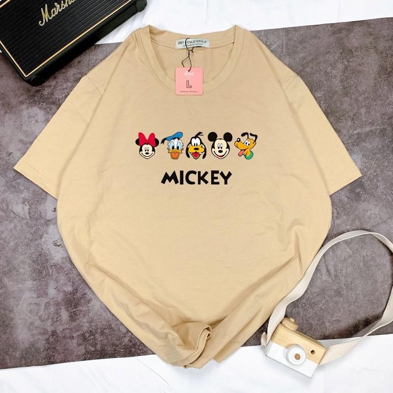 Áo Thun Tay Ngắn Unisex Mickey - Hình chụp thật (Đủ size M-L-XL)