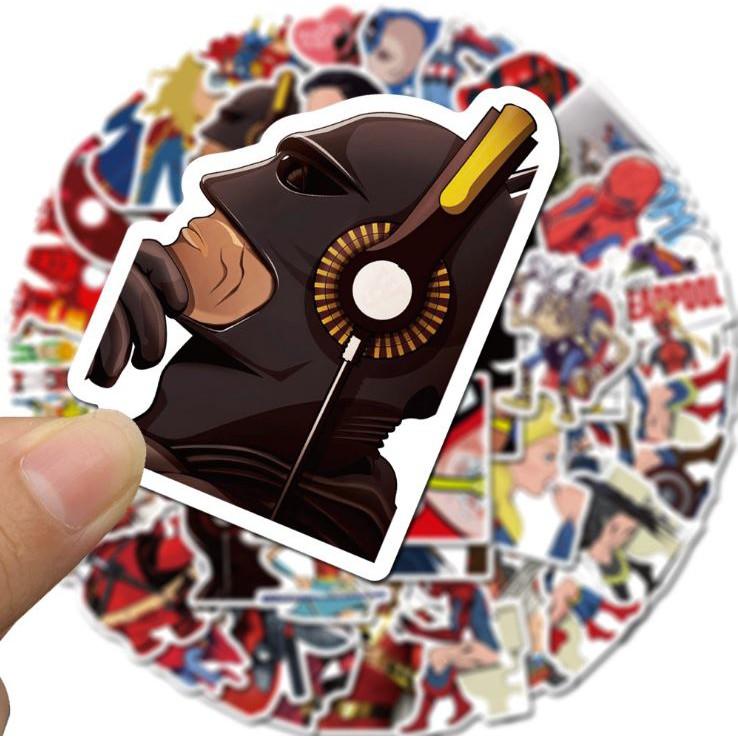 Sticker dán cao cấp SIÊU ANH HÙNG VUI NHỘN Cực COOL ms#80