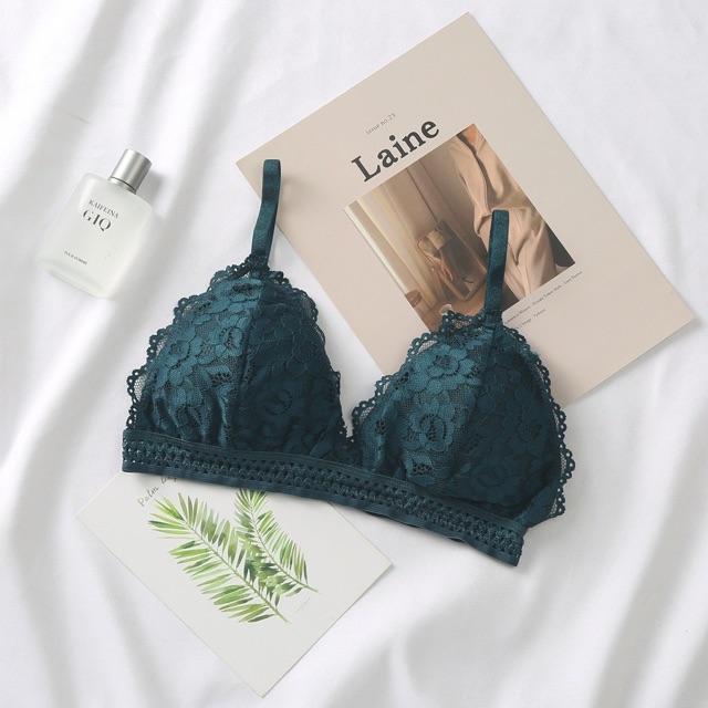 Bộ Bra Ren Ngàn Hoa Mút Mỏng 8838